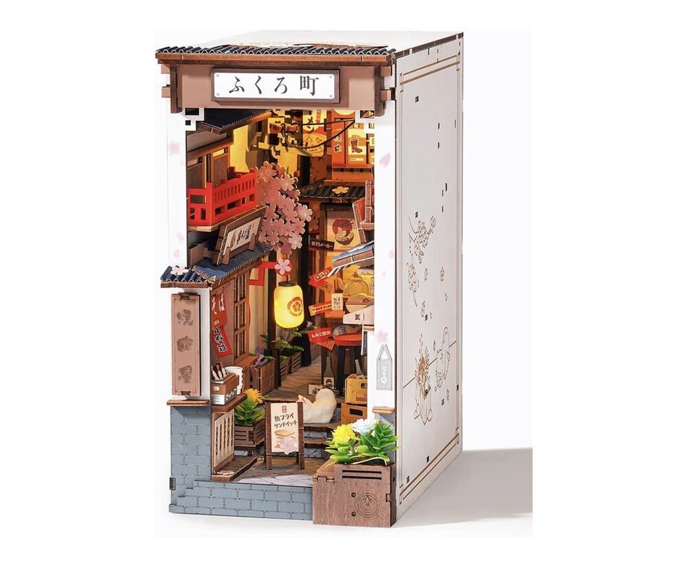 Rolife Book Nook Kit Sakura Wine Alley, 3D Wooden Puzzle TGB11 NEW